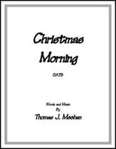 Christmas Morning SATB choral sheet music cover